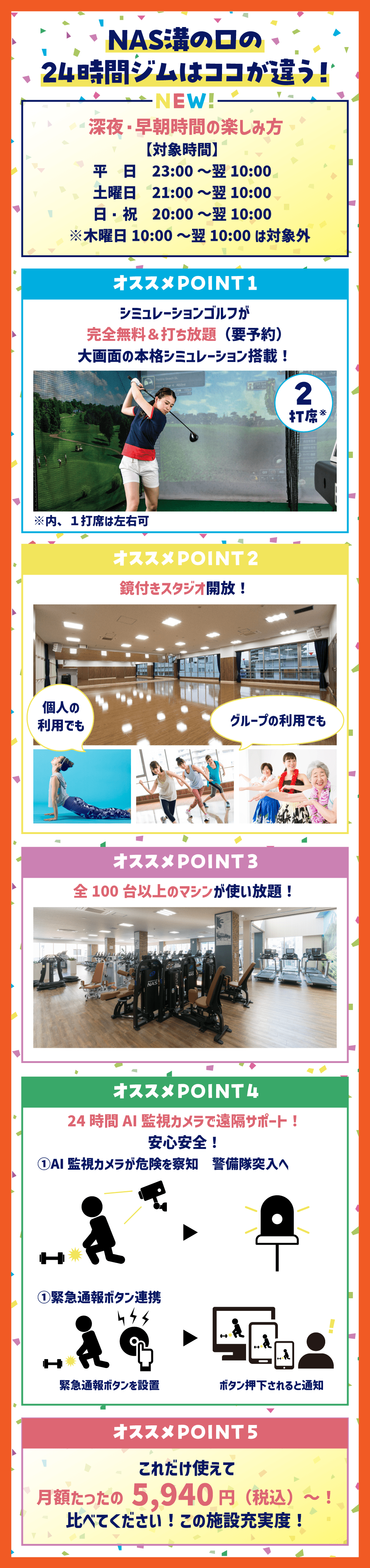 NAS溝の口の24時間ジムはココが違う！